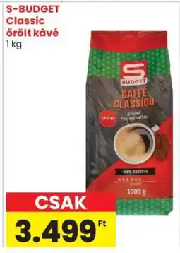 Spar S-BUDGET Classic őrölt kávé ajánlat