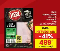 Interspar Herz sonka, karaj szeletelt, csomagolt ajánlat