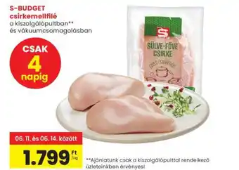 S-BUDGET csirkemellfilé