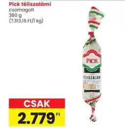 Spar PICK Téliszalámi ajánlat