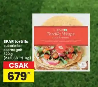 SPAR tortilla kukoricás