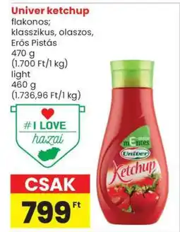 Spar UNIVER Ketchup ajánlat