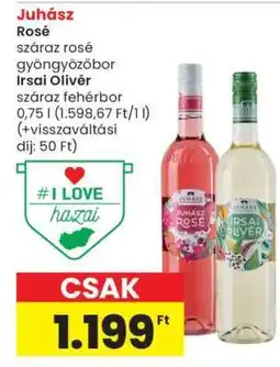 Spar Juhász Rosé & Irsai Olivér ajánlat