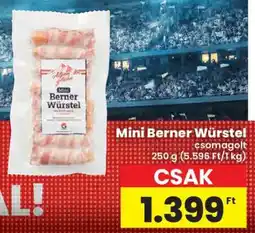 Spar Mini Berner Würstel ajánlat