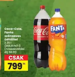 Spar Coca-Cola, Fanta szénsavas üdítőital ajánlat