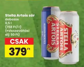 Spar Stella Artois sör ajánlat