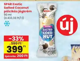 Spar SPAR Exotic Salted Coconut pálcikás jégkrém ajánlat