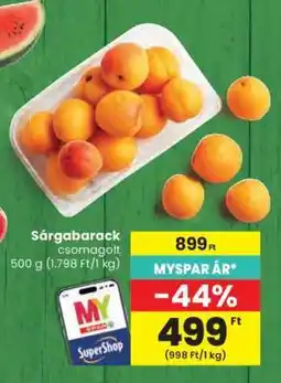 Spar Sárgabarack ajánlat