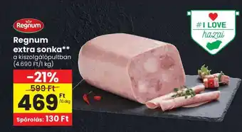 Spar Regnum Extra sonka ajánlat
