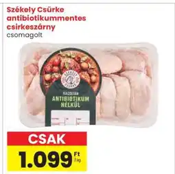 Spar Székely Csirke antibiotikummmentes csirkeszárny ajánlat
