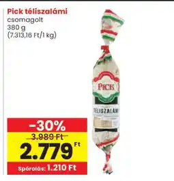 Spar PICK Téliszalámi ajánlat