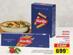 Spar Barilla durum száraz tészta ajánlat
