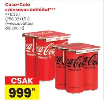 Spar Coca-Cola szénsavas üdítőital ajánlat