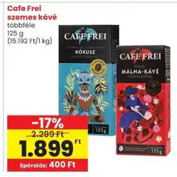 Spar CAFE FREI Szemes kávé ajánlat
