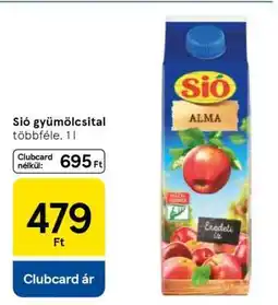 Tesco Sió gyümölcsital ajánlat