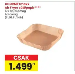 Spar GOURMETmaxx Air Fryer sütőpapír ajánlat