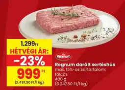 Spar Regnum darált sertéshús ajánlat