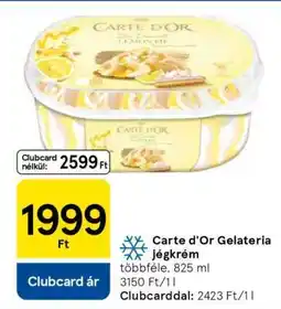 Tesco Carte d'Or Gelateria jégkrém ajánlat