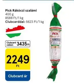 Tesco PICK Rákóczi szalámi ajánlat