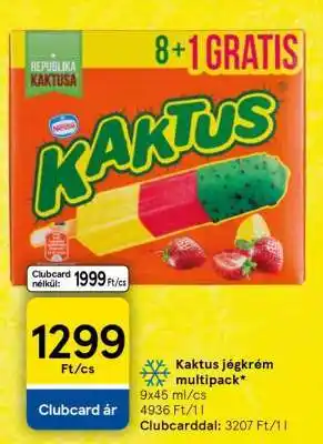 Kaktus jégkrém multipack