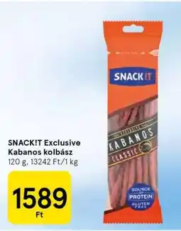 Tesco SNACK!T Exclusive Kabanos kolbász ajánlat
