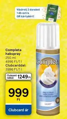 Tesco Completa habspray ajánlat