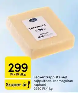 Tesco Lecker Trappista sajt ajánlat