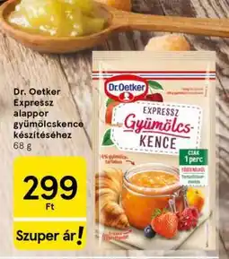 Tesco Dr. Oetker Expressz alappor gyümölcskence készítéséhez ajánlat