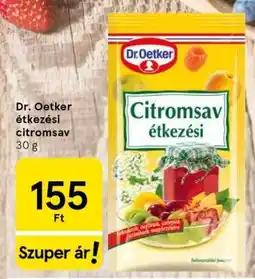 Tesco Dr. Oetker étkezési citromsav ajánlat
