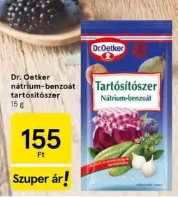 Tesco Dr. Oetker nátrium-benzoát tartósítószer ajánlat