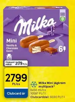 Tesco Milka Mini jégkrém multipack ajánlat