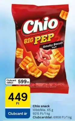 Tesco Chio snack ajánlat