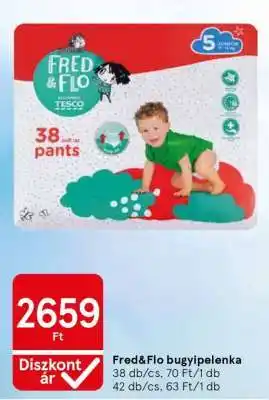 Tesco Fred&Flo bugyipelenka ajánlat
