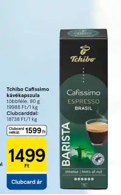 Tesco Tchibo Cafissimo Kávékapszula ajánlat
