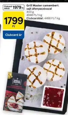 Tesco Grill Master Camembert sajt áfonyaszósszal ajánlat
