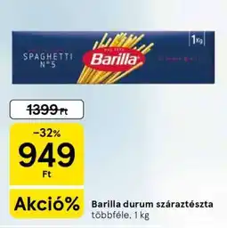 Tesco Barilla durum száraztészta ajánlat