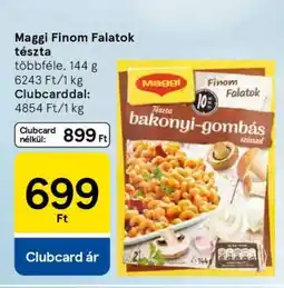 Tesco Maggi Finom Falatok tészta ajánlat