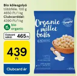 Tesco BIO KÖLESGOLYÓ ajánlat