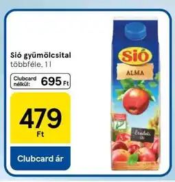 Tesco Sió gyümölcsital ajánlat