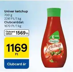 Tesco UNIVER Ketchup ajánlat