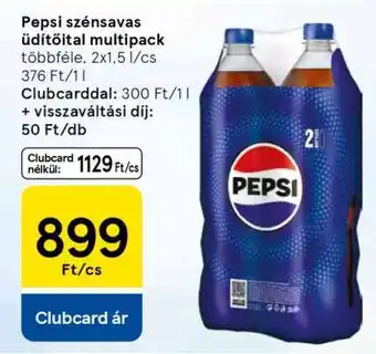 Tesco Pepsi szénsavas üdítőital multipack ajánlat