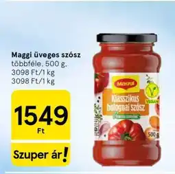 Tesco Maggi üveges szósz ajánlat