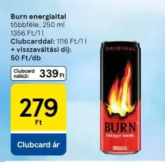 Tesco Burn energiaital ajánlat