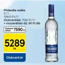 Tesco FINLANDIA Vodka ajánlat