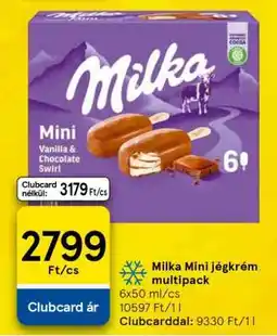 Tesco Milka Mini jégkrém multipack ajánlat