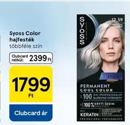 Tesco Syoss Color hajfesték ajánlat
