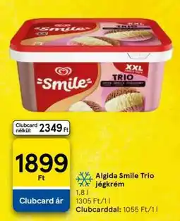 Tesco Algida Smile Trio jégkrém ajánlat