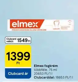 Tesco ELMEX FOGKRÉM ajánlat