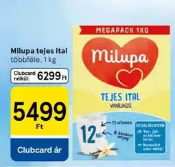 Tesco Milupa tejes ital ajánlat