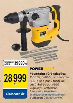 Tesco Powerplus fúrókalapács ajánlat